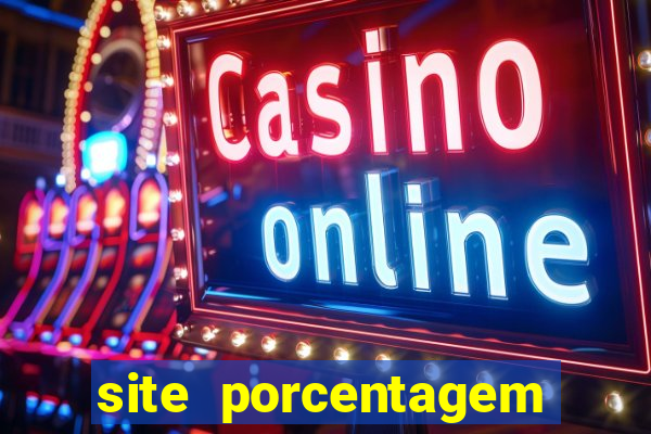 site porcentagem slots pg